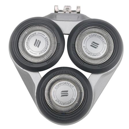 S5000 Skiftehode til barberhøvel for Philips S5370 S5571 S5420 Sølv