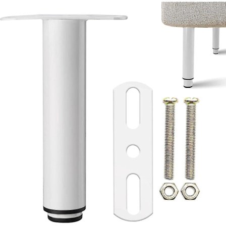 Justerbare sengsben, metalmøbelstøtteben, indtrækkelige kraftige sengs centerramme lamelstøtteben til skabe sofasengsramme R