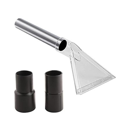 e: Mattvacuummunstycke för rengöring av dammsugare, klar klädsel, bildetaljering, förvandlar verkstadsdammsugare till en B