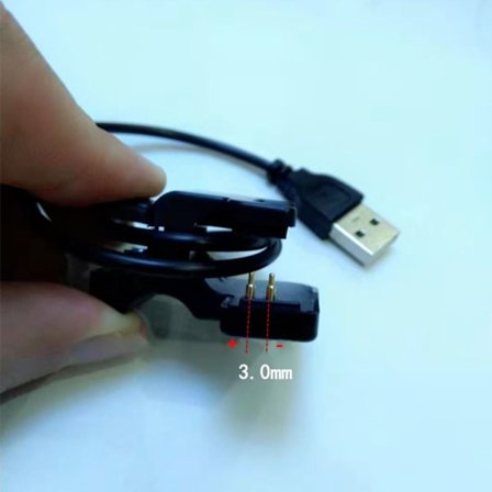USB Oplader Ladekabel 2PIN 3MM 2PIN 3MM