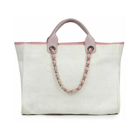 Chanel Vintage Pre-owned HandTass , Wit , Dames , Maat: ONE Size Vintage Tassen