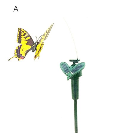 Trädgårdsdekoration Solcellsdriven Dansande Fjärilar AA