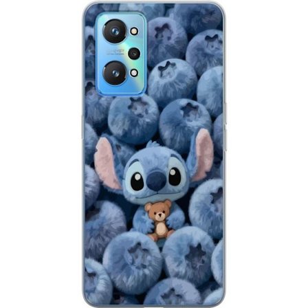 Kompatibel Mobilcover til Realme GT Neo2 Lady Gaga minimalistisk plakat med guitar og monokrom design