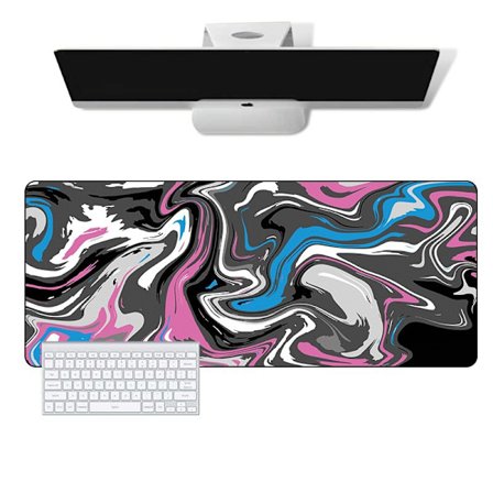 Musmatta Dator Laptop Anime Tangentbord Musmatta Xxl Stor Musmatta Tangentbord Gamers Dekoration Skrivbordsmatta(300*800*2MM,7)