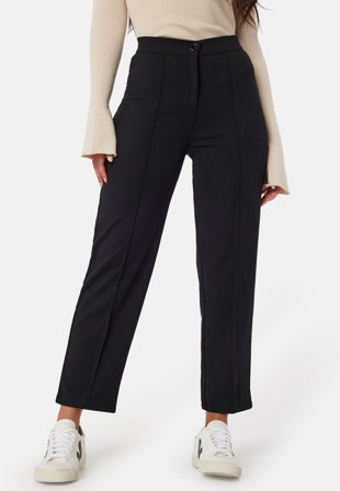 BUBBLEROOM-Soft Suit Ankle Trousers-L