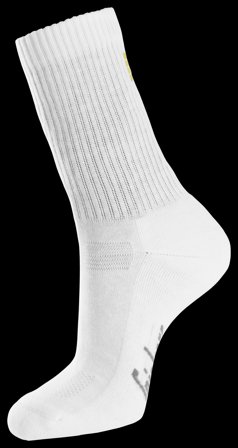 Snickers Workwear 9214-0900 Strumpa 3-pack, vit 45-48, Kläder