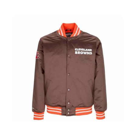 Mitchell & Ness Bomber Jakke Brun, Herre