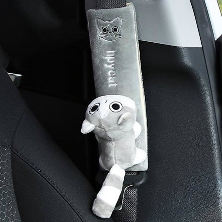 Søtt tegneserie bilbelte deksel setebelte sele pute skulderstropp beskytter pute for barn/leketøy dyre ornamenter| |