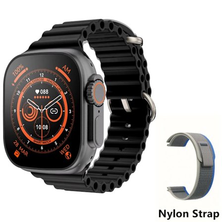 Ny Smart Watch Ultra 8 NFC GPS Track 49mm Herre Dame Smartwatch Series 8 Termometer Bluetooth-opkald Vandtæt Sport Til App
