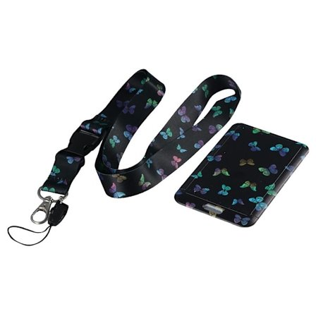 ID-brickahållare Lanyardbukett blommig