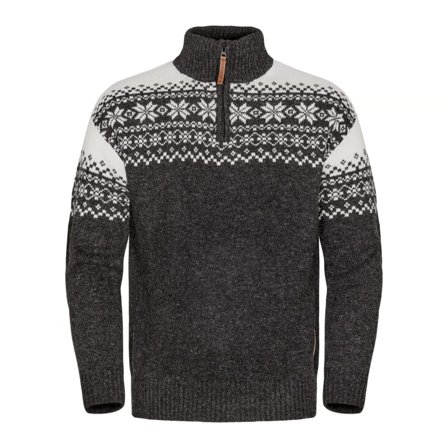 Gridarmor Snøkrystall 2.0 Ullgenser Men Men long-sleeved sweaters Grey S