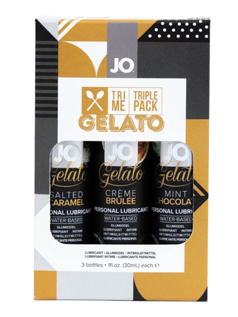 System JO: Tri Me Triple Pack Gelato 3x30 ml - Vuxen.dk: Glidecremer