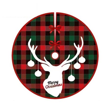 Mordely 90 cm julgranskjol Cover tecknad tomte