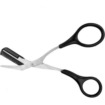 Øjenbrynssaks Trimmer Saks med kam til at forkorte øjenbryn