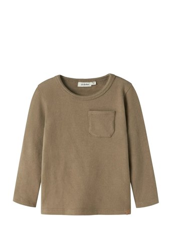 Nmmthoro Hen Ls Slim Top Lil Brown Lil'Atelier