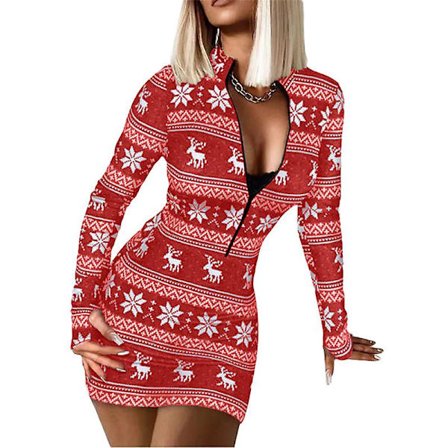 Jouluinen minineulemekko S-XXL