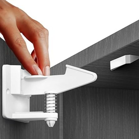 Baby Skåpslås - 10-pack Barnsäkerhetslås - Osynliga