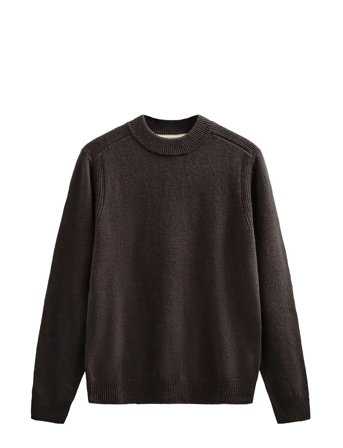 Akrico Lambswool Knit Brown Anerkjendt