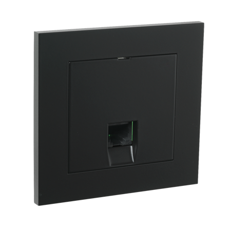 ELKO Plus 1XRJ45/UTP/kat.6 I Sort