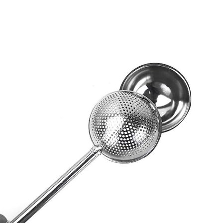 Melstrøer for baking, enhåndsbetjening, 304 rustfritt stål melisstrøer, plukk opp og strø mel,