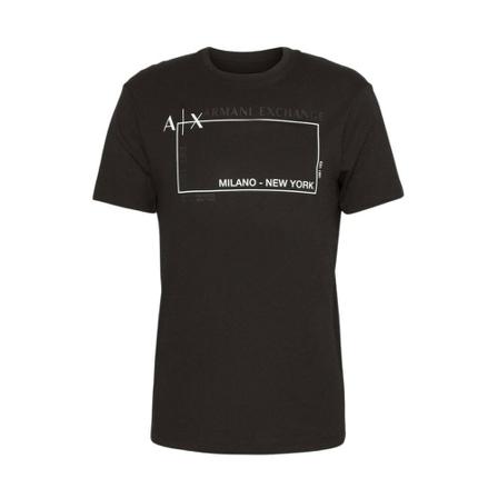Armani Exchange, T-Shirts Zwart, Heren, Maat:M