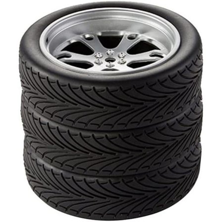 Kreativ dækformet penholder skrivebordsopbevaring penholder egnet til kontor skole soveværelse sort