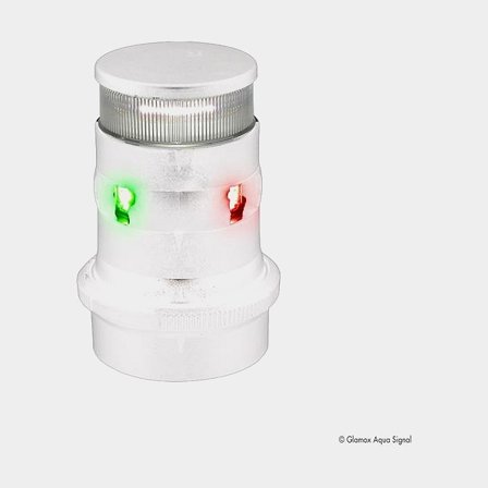 Lanterna Aqua Signal 34 LED 3-färg/Ankar Quickfit Vit