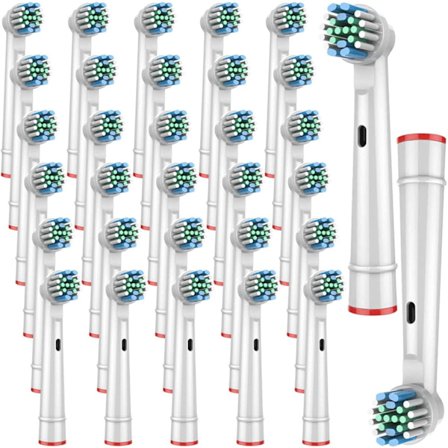 32-pack set kompatibla tandborsthuvuden tandborste White 32-Pack set