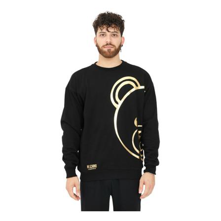 Moschino - Tröjor - Svart - Herr - Storlek: M, Herr, Storlek: M