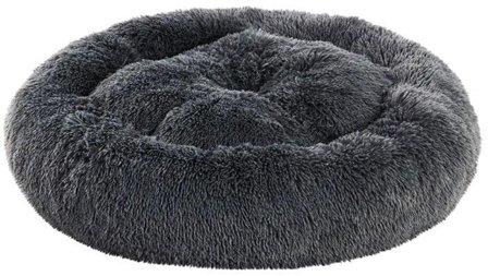 Brava Fluffy Calming Bed Dark Grey L
