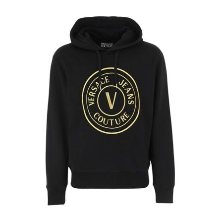 Versace Jeans Couture Hoodie , Zwart , Heren , Maat: M