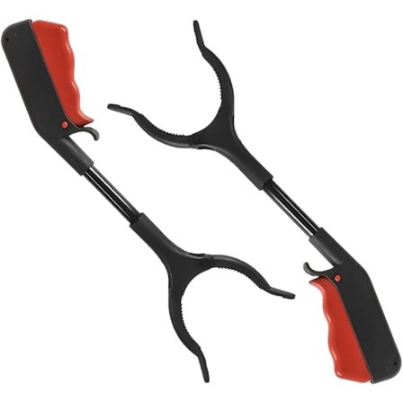 Tartuntapihdit vanhuksille, 30 cm lyhyet roskapihdit, roskapihdit lapsille ja aikuisille, tarttuja poimimiseen kumartumatta, kannettava poimintapihti