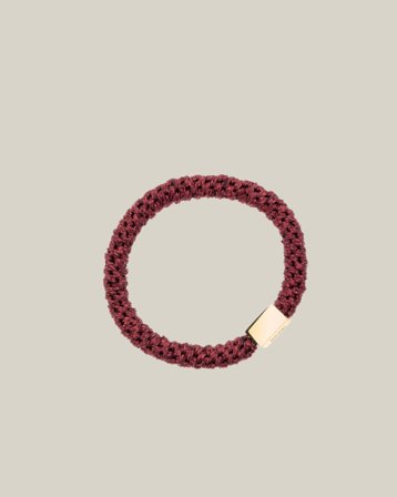 Dark Department Fat Hair Tie W/Gold Czerwony Akcesoria Dziewczyna - Kids Brand Store