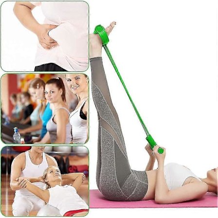 Multifunksjonell Spenningstau Pedal Motstandsbånd Kroppsbygging Ekspander Elastisk Trekk Tau Treningsutstyr Ben Trener