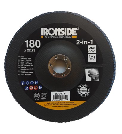 Ironside 200179 Lamellrondell 180 mm Z60, Maskintillbehör & förbrukning