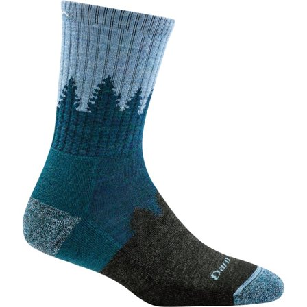 Darn Tough Women's Treeline Micro Crew Cushion Women hiking socks Blue L