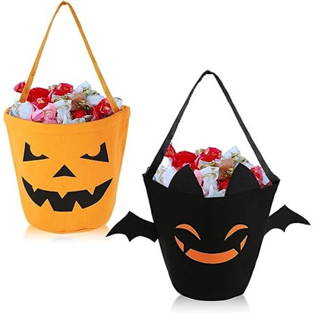 2 st Halloween Trick or Treat-påsar, Halloween-påsar för godis Reusa