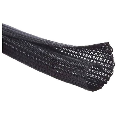 13mm-3m Selv-lukkende Kabelstrømpe Kabeldækning Kabelstyring til Computer Bil - Sort