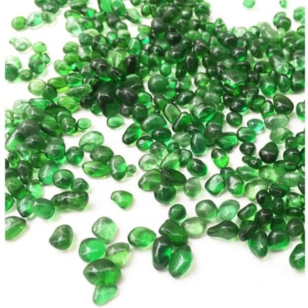 0,5 kg Glasstein Dekorert for Akvarium (Grønn), Akvarium, Hage, Vase, Sukkulenter