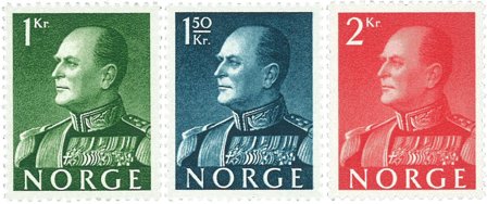 Norge - AFA 437F-439F - Postfrisk