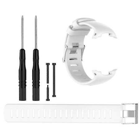 Korvaava silikonihihna Suunto D4/D4i/D4i Novo -sukelluskelloon, säädettävä ranneke työkaluilla