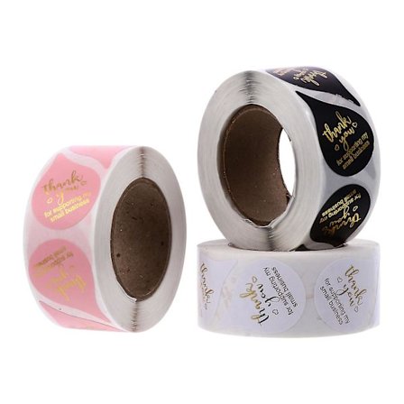 3 Ruller Chic Elegante Thanksgiving Praktiske Klistermærker Forseglingsmærker Til Thanksgiving Fest Bryllup