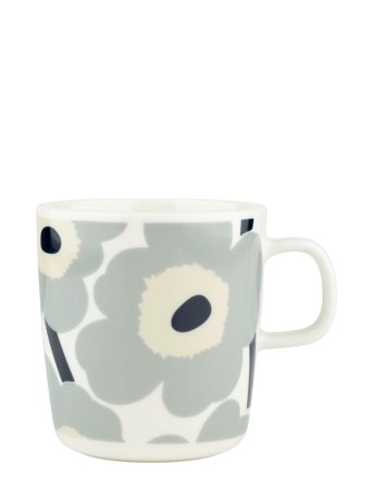 Marimekko Home Unikko Mug 4 Dl - Grey - 40 CL