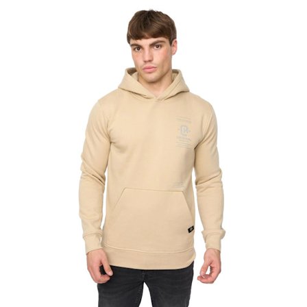 Crosshatch Jamolat Hoodie för män L Stone