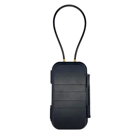 Bærbar Strand Safe Boks med 4-sifret Kombinasjonslås og Stålkabel for Utendørs Bruk [YDE]