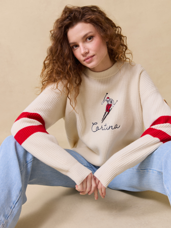 Jean Paul - Cortina genser - Dame - Hvit - Gensere & Cardigans - L