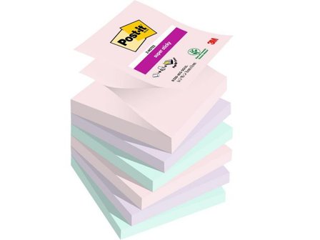 Post-it Notes Supersticky Z-blad Soulful 76x76mm 6/fp - Lyreco - Kontorsmaterial - Notes och Post-It - Notes - Z-block