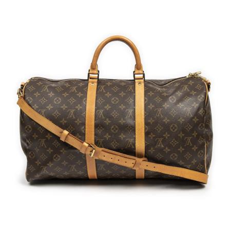 Louis Vuitton Vintage Pre-owned Keepall Bandouliere 50 , Bruin , Dames , Maat: ONE Size Vintage Tassen