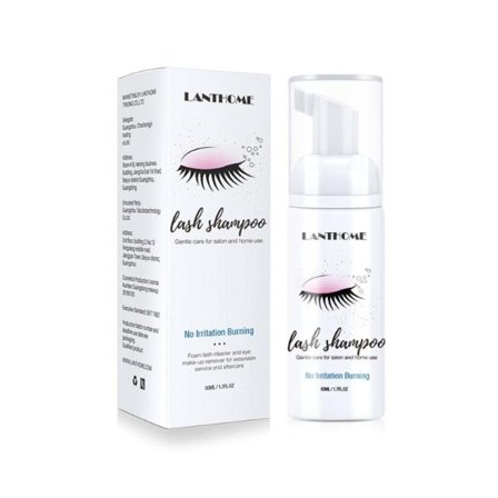 50ml Vippe Extensions Brush Shampoo Kit eyelash extension lim eye lash cleansing foam pumpe