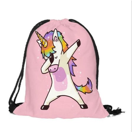 CDQ Unicorn Söt Dabbing Rolig Dab Dance Print Dragsko